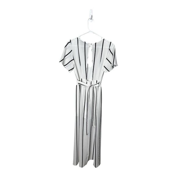 Crystal Doll junior's white and black striped romper size 3 - Picture 9 of 13